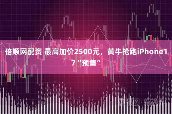 倍顺网配资 最高加价2500元，黄牛抢跑iPhone17“预售”